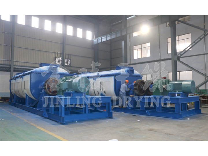 Medicine residue drying production line project of disc drying system